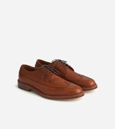 Alden® For J.Crew Longwing Bluchers In Tobacco