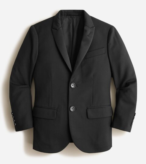 Boys’ Ludlow Peak-lapel Tuxedo Jacket In Italian Wool