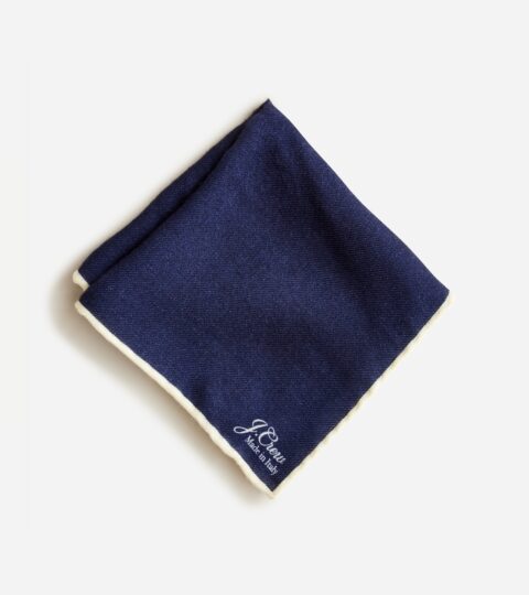 Italian Wool Pocket Square