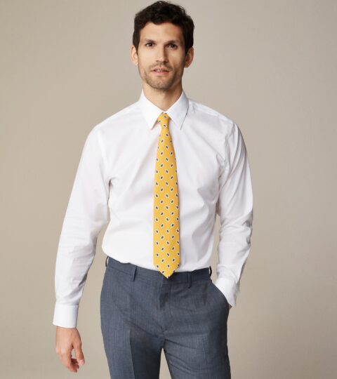 Bowery Wrinkle-free Dress Shirt With Spread Collar