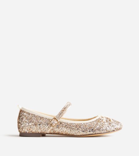 Girls’ Glitter Mary Jane Ballet Flats