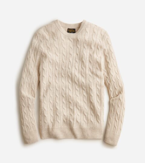 Cashmere Cable-knit Sweater