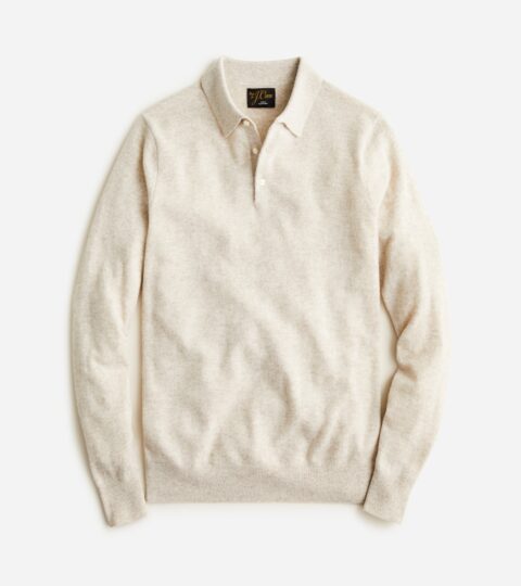 Cashmere Collared Sweater-polo