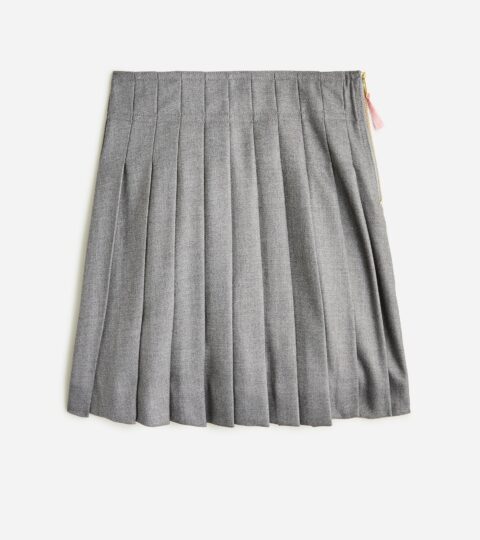 Girls&apos; Pleated Skirt In Twill