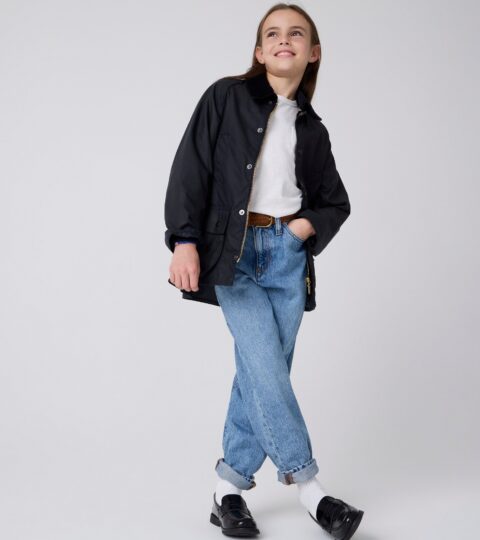 Kids’ Barbour® Bedale Waxed Jacket