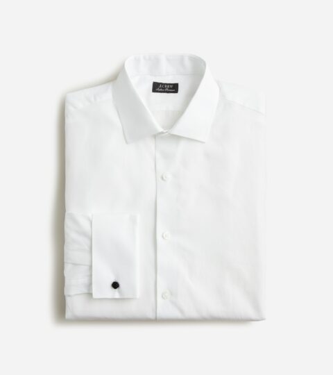 Ludlow Premium Fine Cotton Dress Shirt With French Cuffs