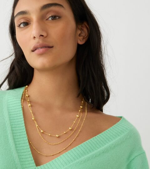 Dainty Gold-plated Layered Necklace