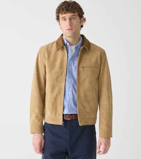 Limited-edition Wallace & Barnes Work Jacket In Italian Suede