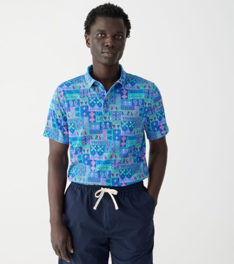 Performance Polo Shirt With COOLMAX® In Print