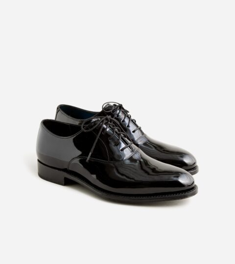 Ludlow Tuxedo Oxfords In Patent Leather