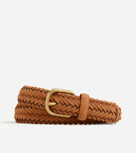 Kids’ Braided Leather Belt