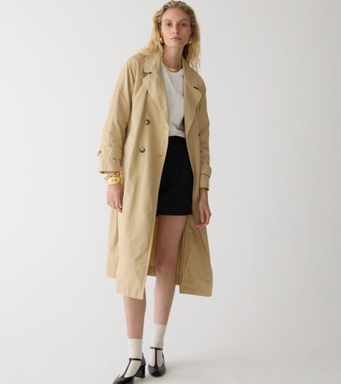 Relaxed Heritage Trench Coat In Chino