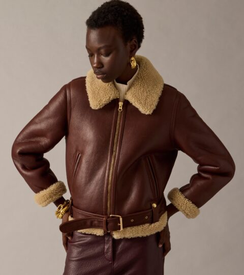 Collection Shearling Leather Jacket