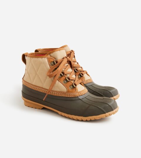 Heritage Duck Boots In Quilted Nylon