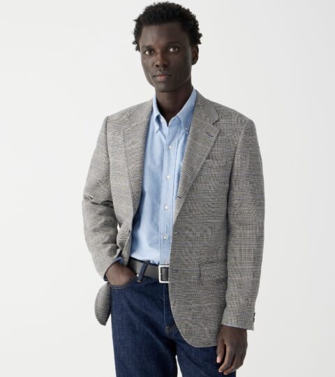 Kenmare Relaxed-fit Blazer In Cotton-linen Blend