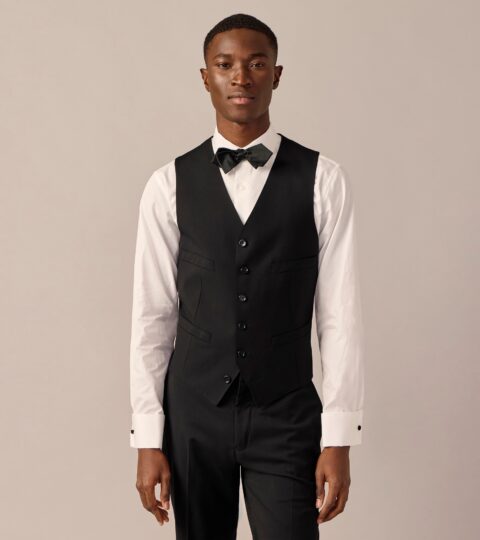 Ludlow Slim-fit Tuxedo Vest In Italian Wool