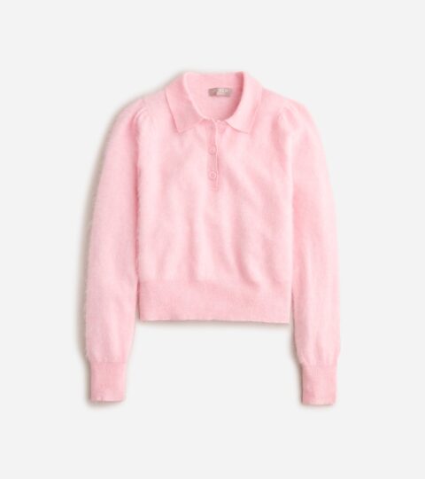 Brushed Cashmere Sweater-polo