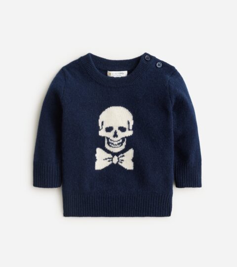 Limited-edition Baby Cashmere Skull Crewneck Sweater