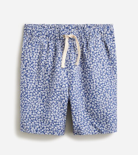 Kids’ Printed Pull-on Linen Short