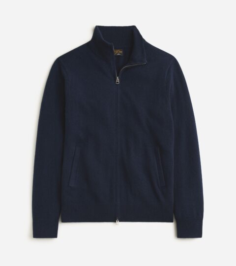 Cashmere Full-zip Sweater