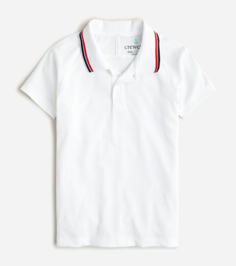 Kids’ Tipped Active Piqué Polo Shirt