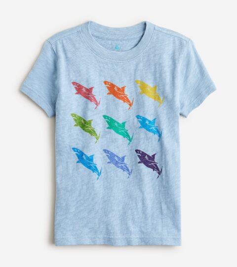 Kids’ Short-sleeve Shark Graphic T-shirt