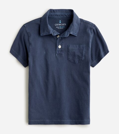 Kids’ Short-sleeve Garment-dyed Polo Shirt