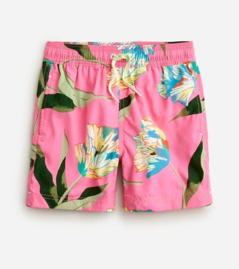 Boys’ New Printed Swim Trunk With UPF 50+