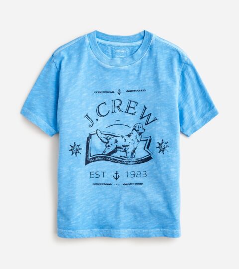 Kids’ Short-sleeve J.Crew™ Dog Graphic T-shirt