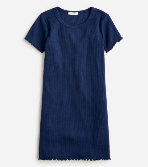 Girls’ Vintage Rib T-shirt Dress