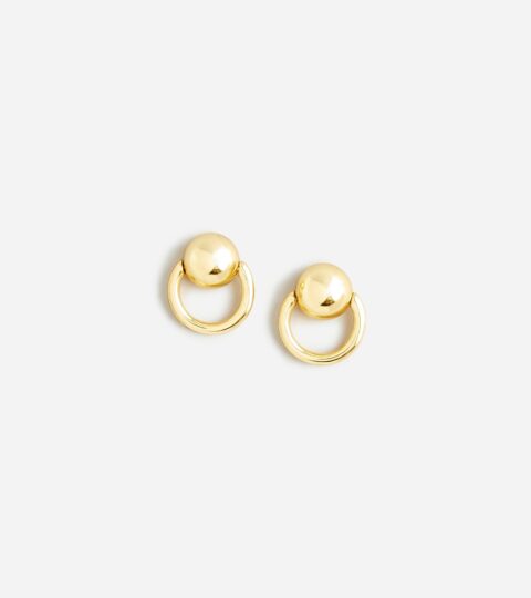 Metallic Circle Studs