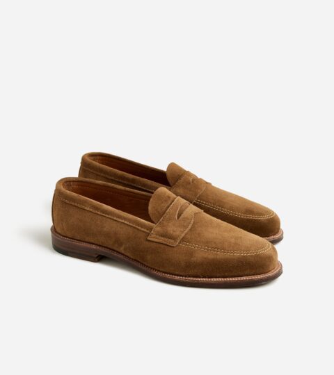 Alden® For J.Crew Suede Penny Loafers