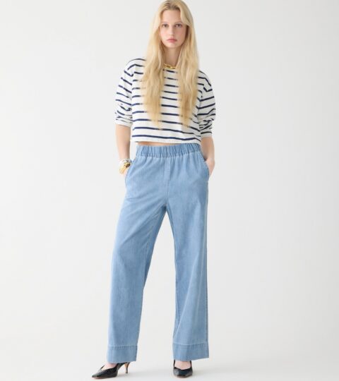 Astrid Pant In Chambray