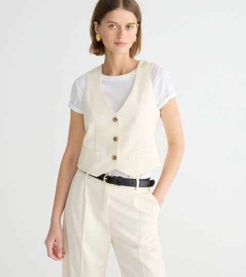 Classic-fit Vest In City Twill