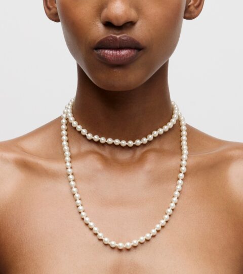 Long Pearl Necklace