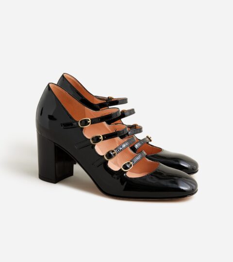 Maisie Multistrap Heels In Patent Leather