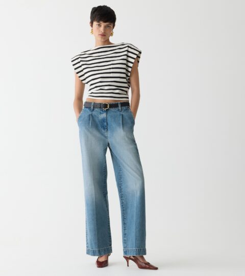 Wide-leg Essential Jean In Ruth Wash