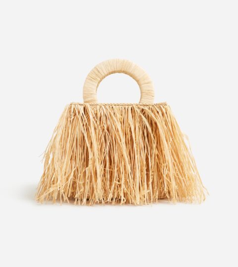 Fringe Straw Bag