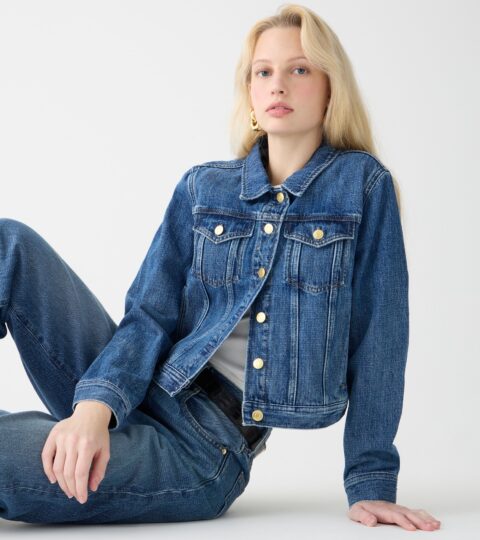 New Classic Denim Jacket In Alicia Wash