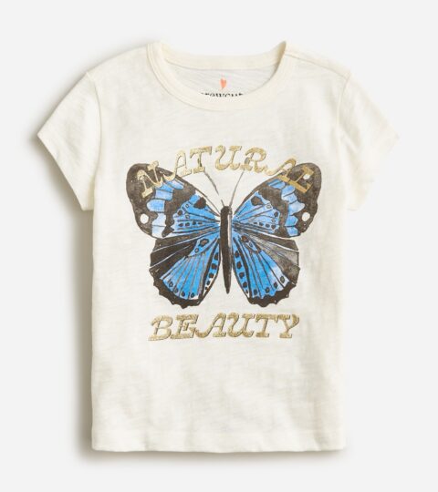 Girls’ Butterfly Graphic T-shirt