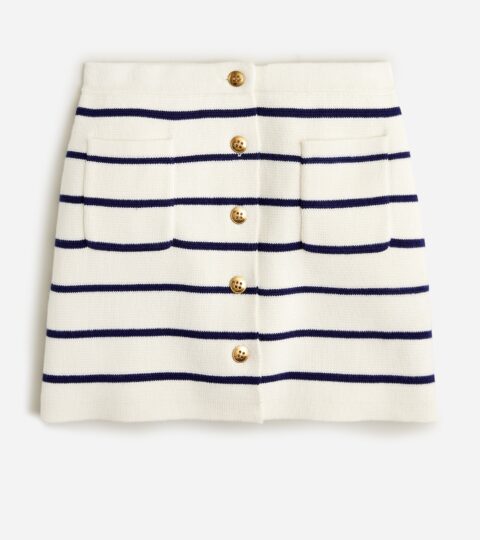 Girls’ Sweater-skirt In Stripe