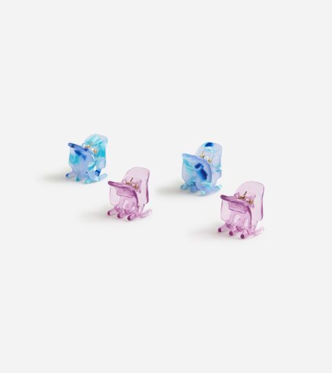 Girls’ Tortoise Hair Clips Four-pack