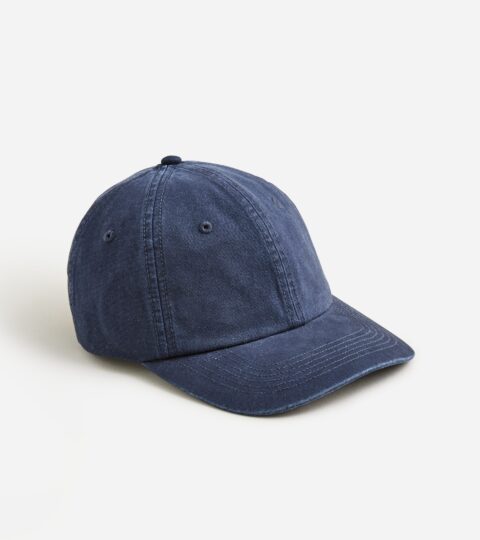 Washed Canvas Baseball Cap