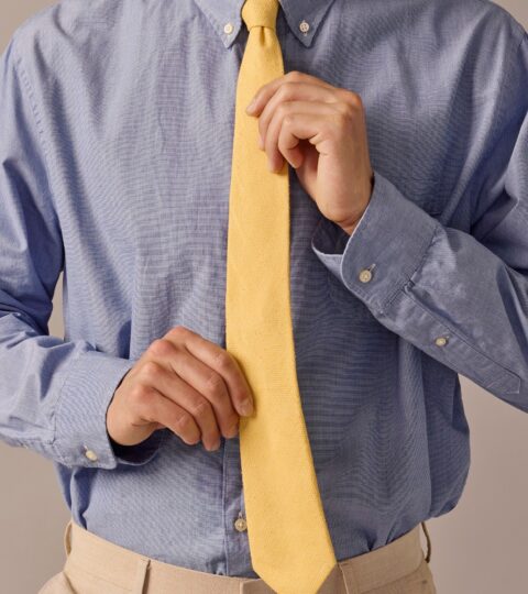 Linen-silk Blend Tie