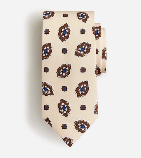 Italian Silk Tie In Print