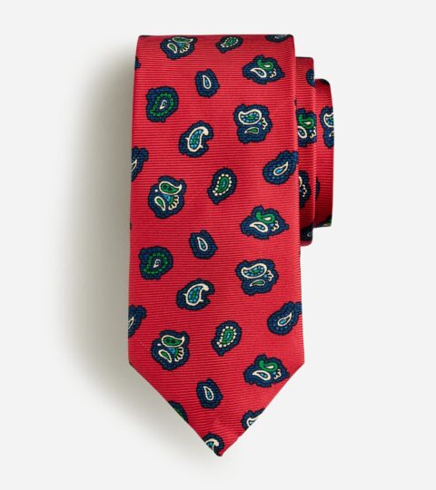 Italian Silk Tie In Print