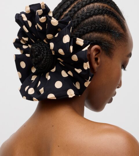 Oversized Printed Scrunchie