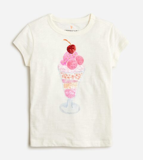 Girls’ Sequin Sundae Graphic T-shirt