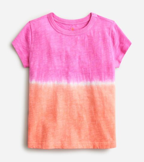 Girls’ Colorblock Tie-dye T-shirt