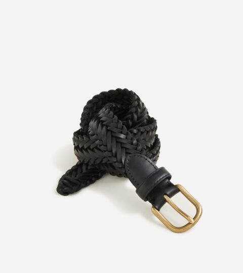 Kids’ Braided Leather Belt